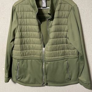 Avia Olive Quilted Jacket